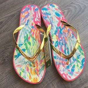 NWT!! Lilly Pulitzer Flip-Flops!